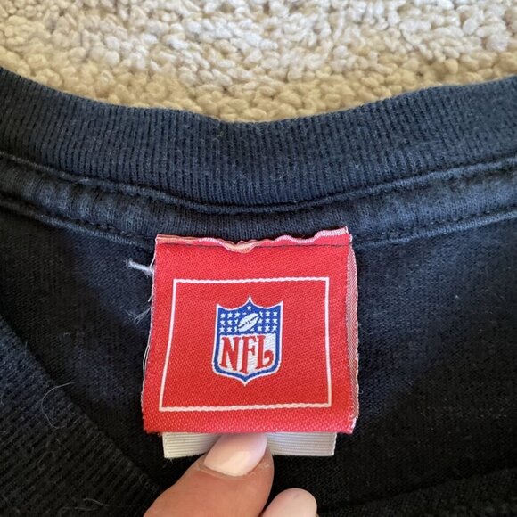 Vintage Pittsburg Steelers T Shirt Adult XL Black NFL Football 100% Cotton - Picture 3 of 7